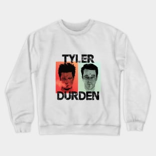 Tyler and Durden Black letters Crewneck Sweatshirt